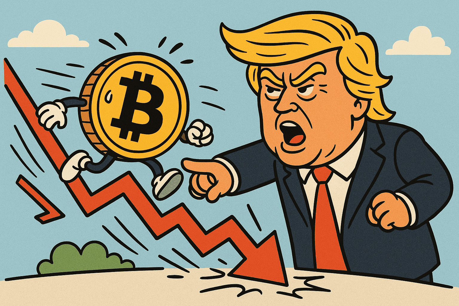 $95K Bitcoin Plummet: Impacts from Trump's Tariff Warnings