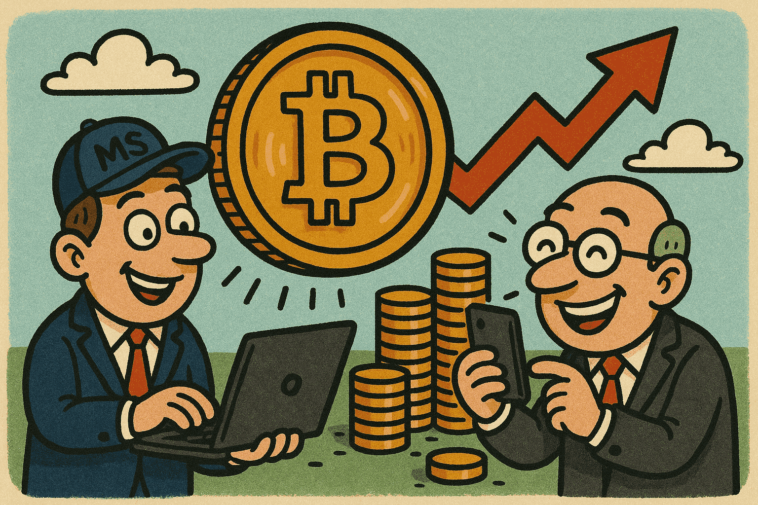 Bitcoin Approaches $97K as Morgan Stanley and Schwab Prepare for Crypto Trading