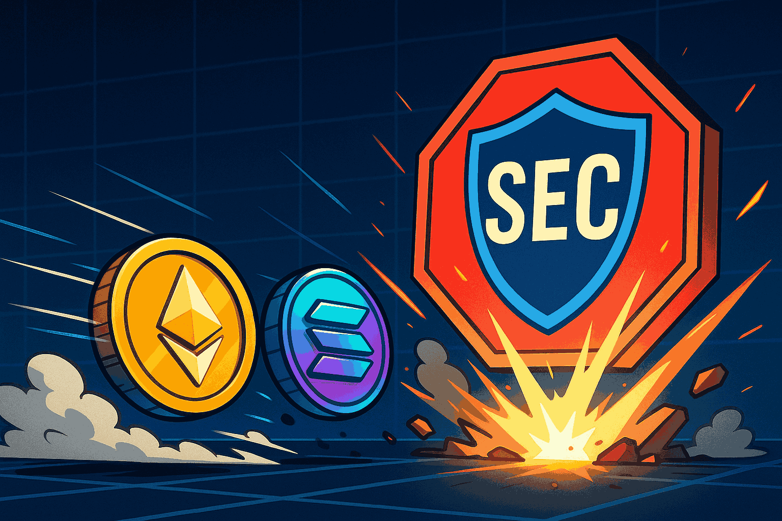 SEC Halts Ethereum and Solana ETF Plans Due to Compliance Concerns