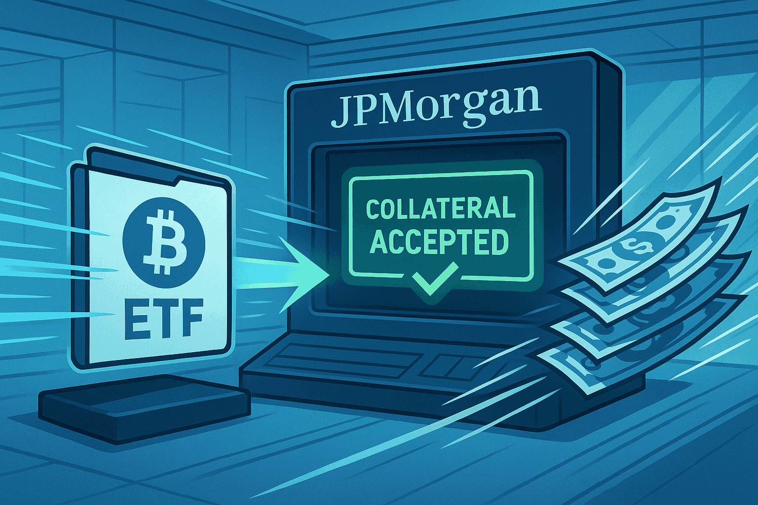 JPMorgan Introduces Loan Collateral Options Using Bitcoin ETFs
