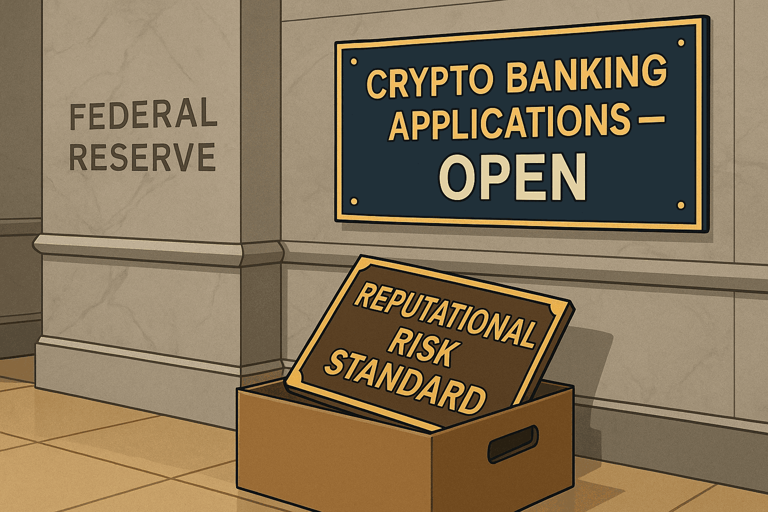 Federal Reserve Eases Path for Crypto Banking by Removing 'Reputational Risk' Standard