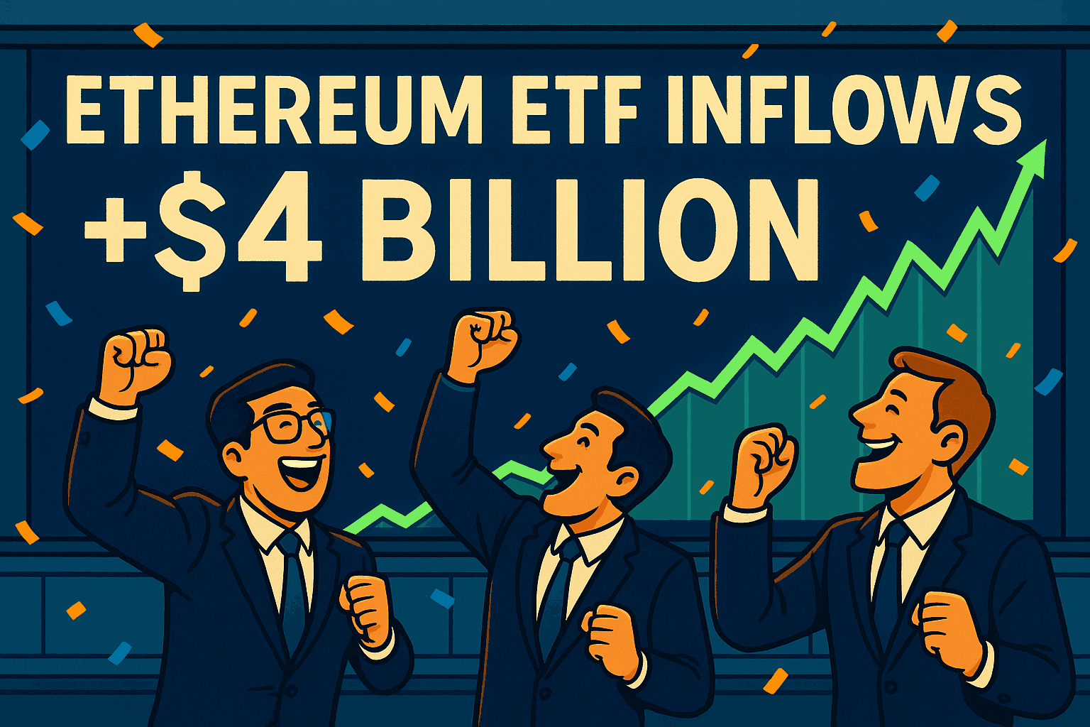 Ethereum ETFs Surpass $4 Billion in Net Inflows Following Rapid Growth