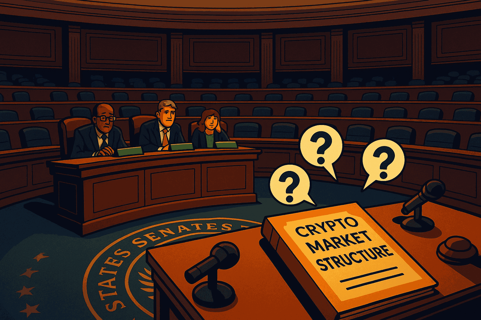 Low Senator Attendance at Crypto Regulatory Hearing Sparks Concerns