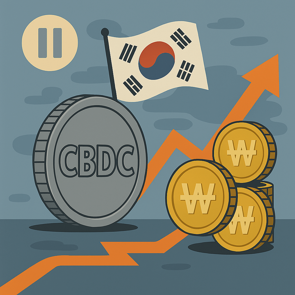 South Korea Suspends CBDC Initiatives as Stablecoins Rise