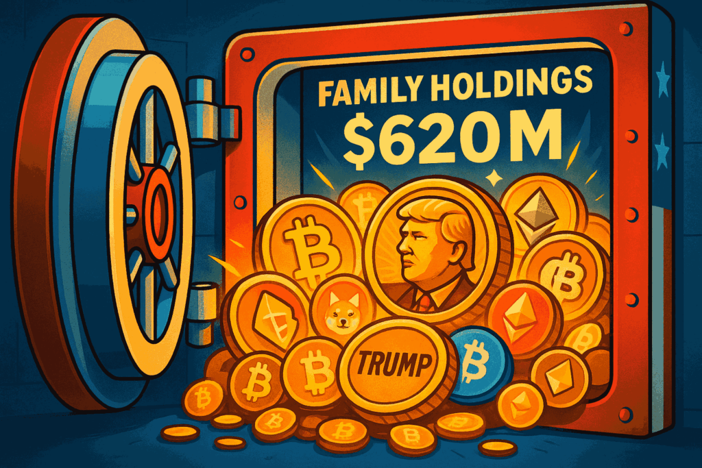 Connections of the Trump Family with Over $620 Million in Cryptocurrency Revealed