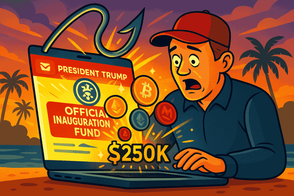Donor Duped Out of $250,000 in Crypto by Fraudulent Trump Inauguration Email Scam