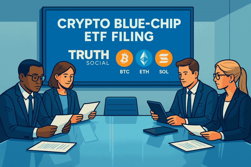 Truth Social by Trump Ventures into Cryptocurrency with New ETF Filing