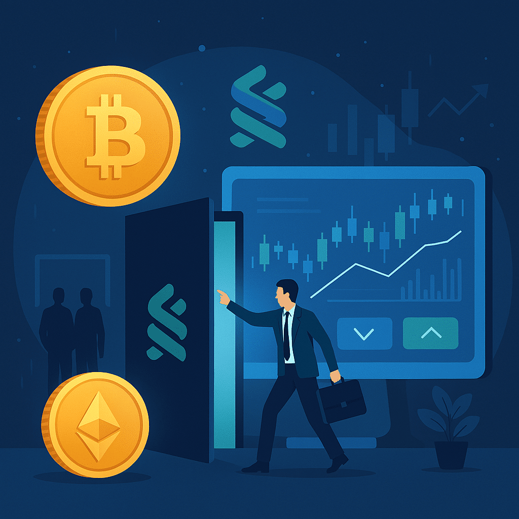Standard Chartered Launches Institutional Spot Crypto Trading, Making Industry History