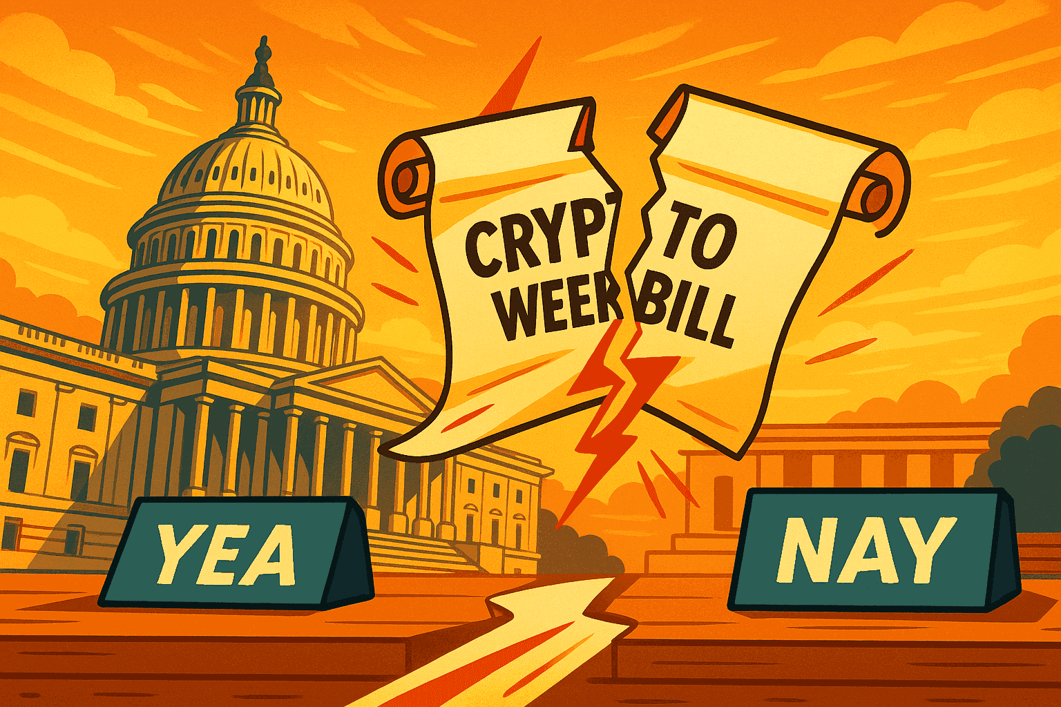 Legislative Impasse Halts Crypto Week as House Vote Fails