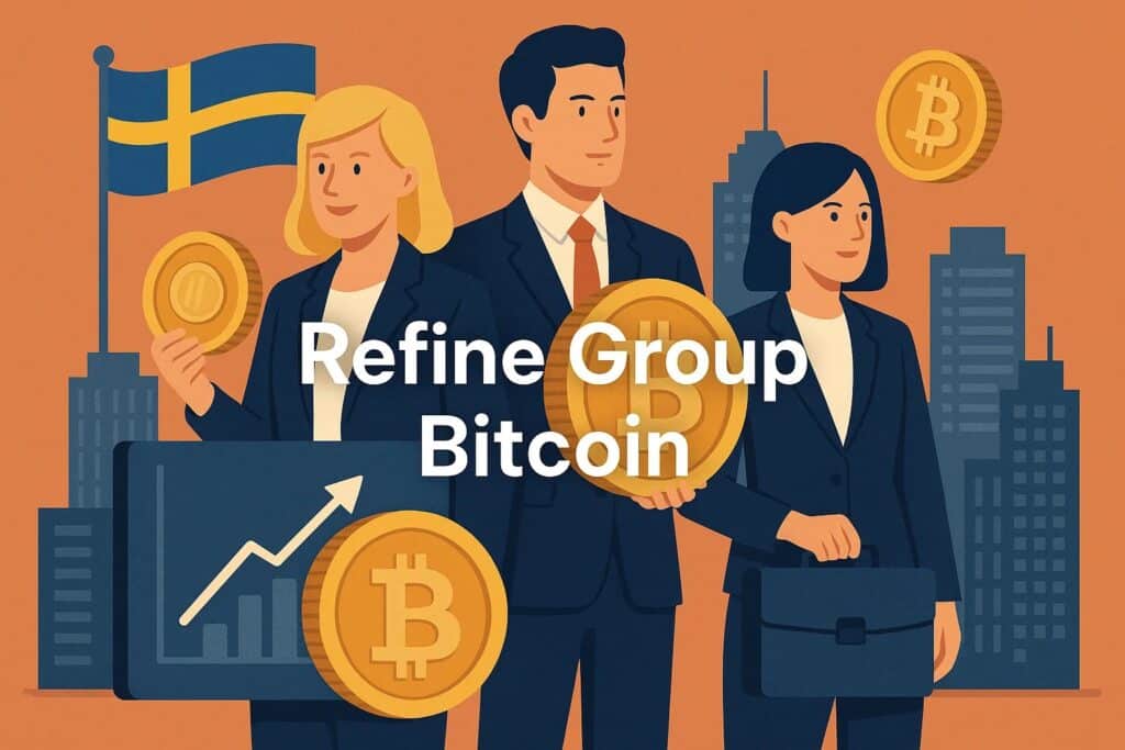 Swedish Refine Group Implements $1 Million Strategy for Bitcoin Asset Management