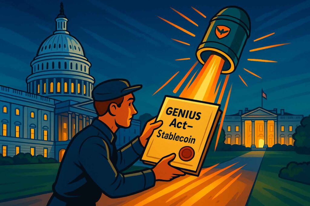 GENIUS Act Stablecoin Bill Moves Forward After House Vote