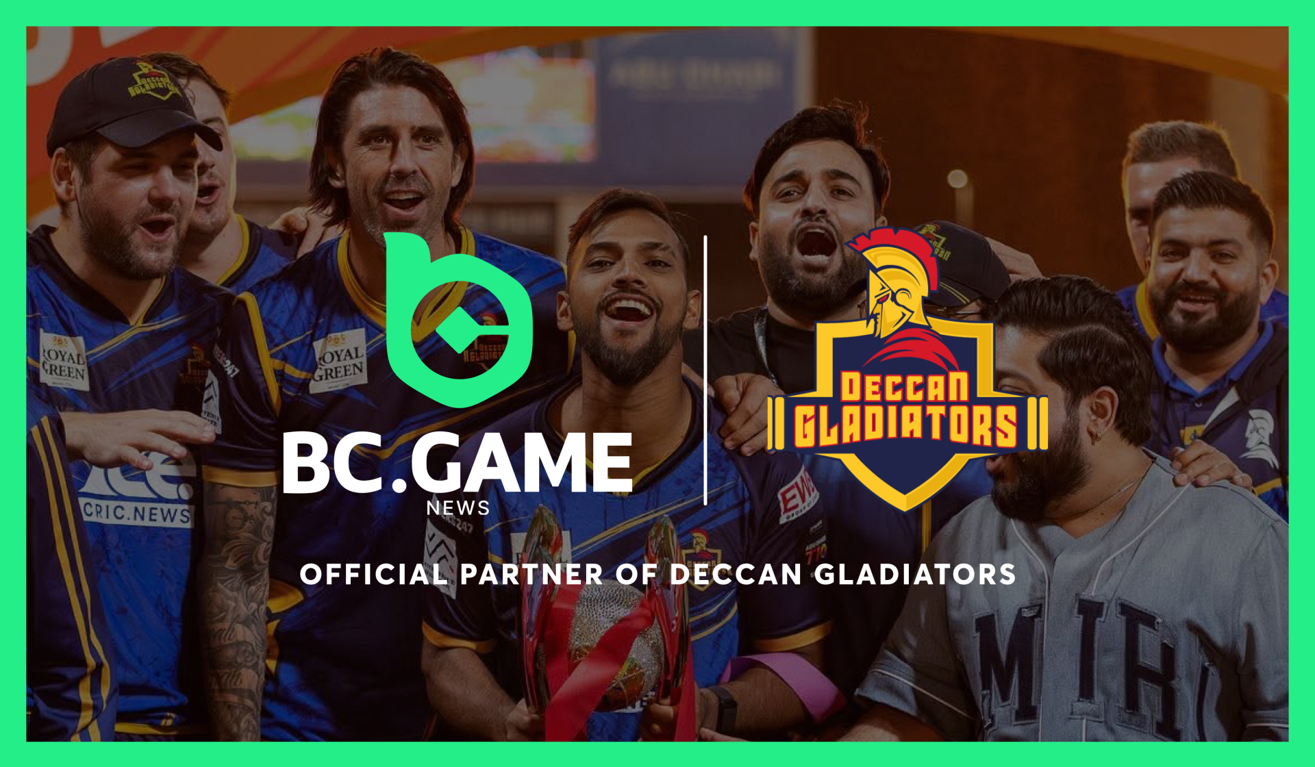 BC.GAME Signs as Title Sponsor for Deccan Gladiators in the 2025 Abu Dhabi T10 League
