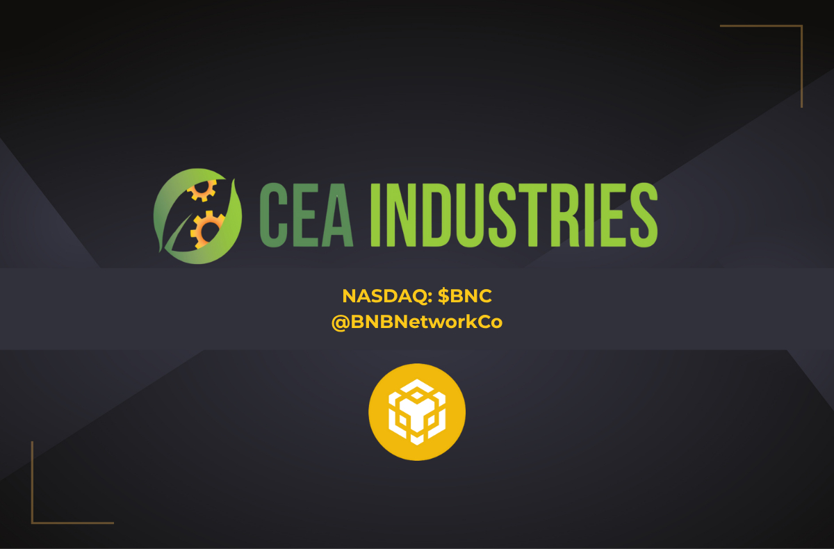 CEA Industries Reveals Significant BNB Token Holdings and Total Asset Value