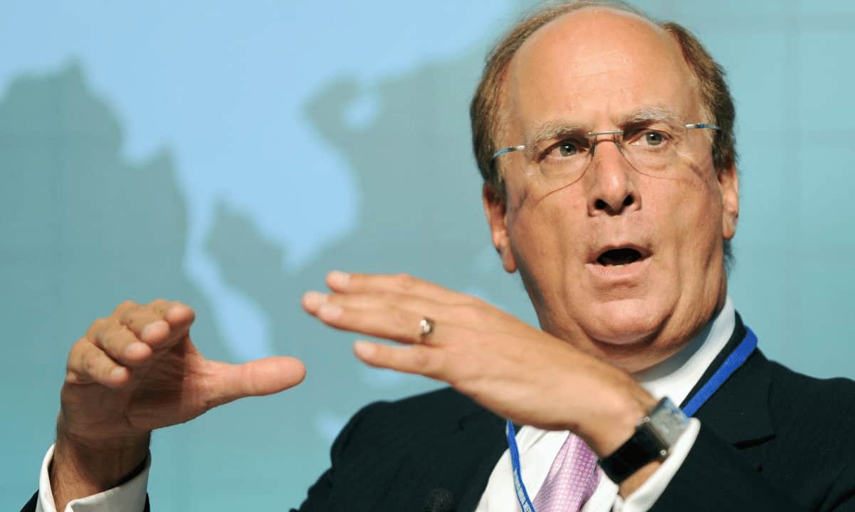Larry Fink of BlackRock: We're Just Starting to Tokenize All Kinds of Assets