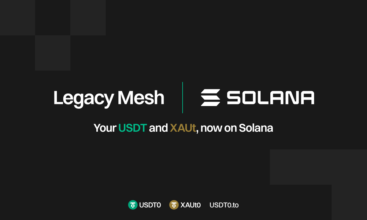 USDT0 Legacy Mesh Integrates Solana, Enhancing Interoperability for Tether and Gold Assets