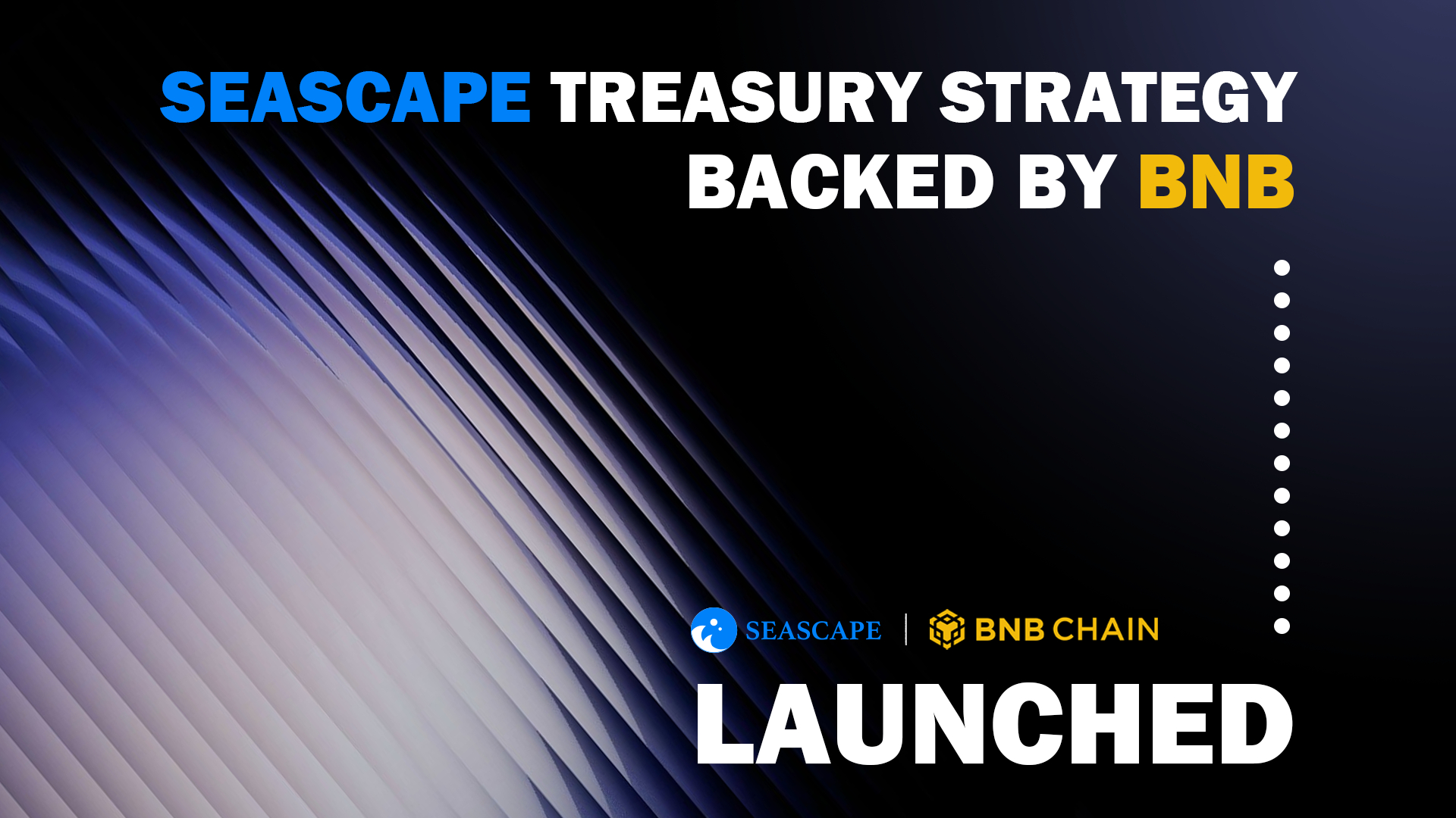 Seascape Debuts Innovative Tokenized BNB Treasury Model on Binance Smart Chain