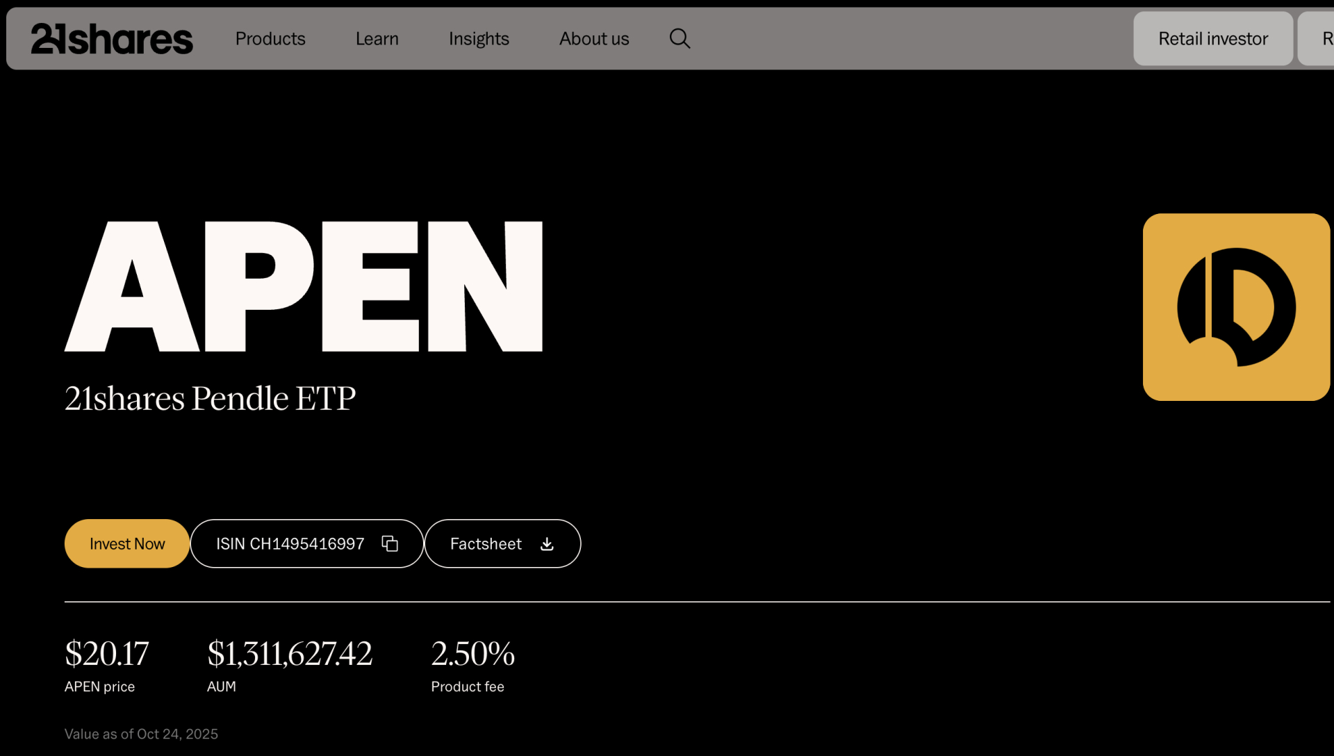 21Shares Unveils Pendle ETP on SIX Swiss Exchange: A Step Forward in Institutional Acceptance