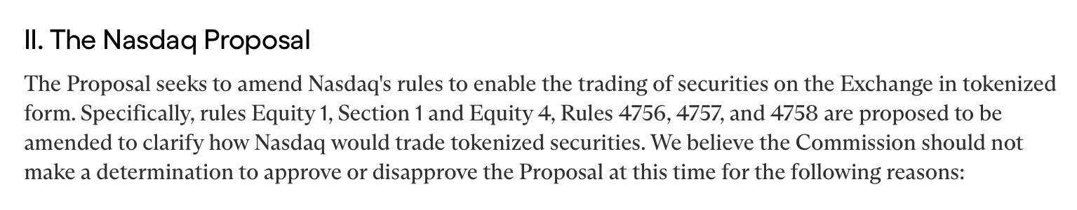 Ondo Finance Requests SEC to Delay Nasdaq's Tokenized Securities Initiative
