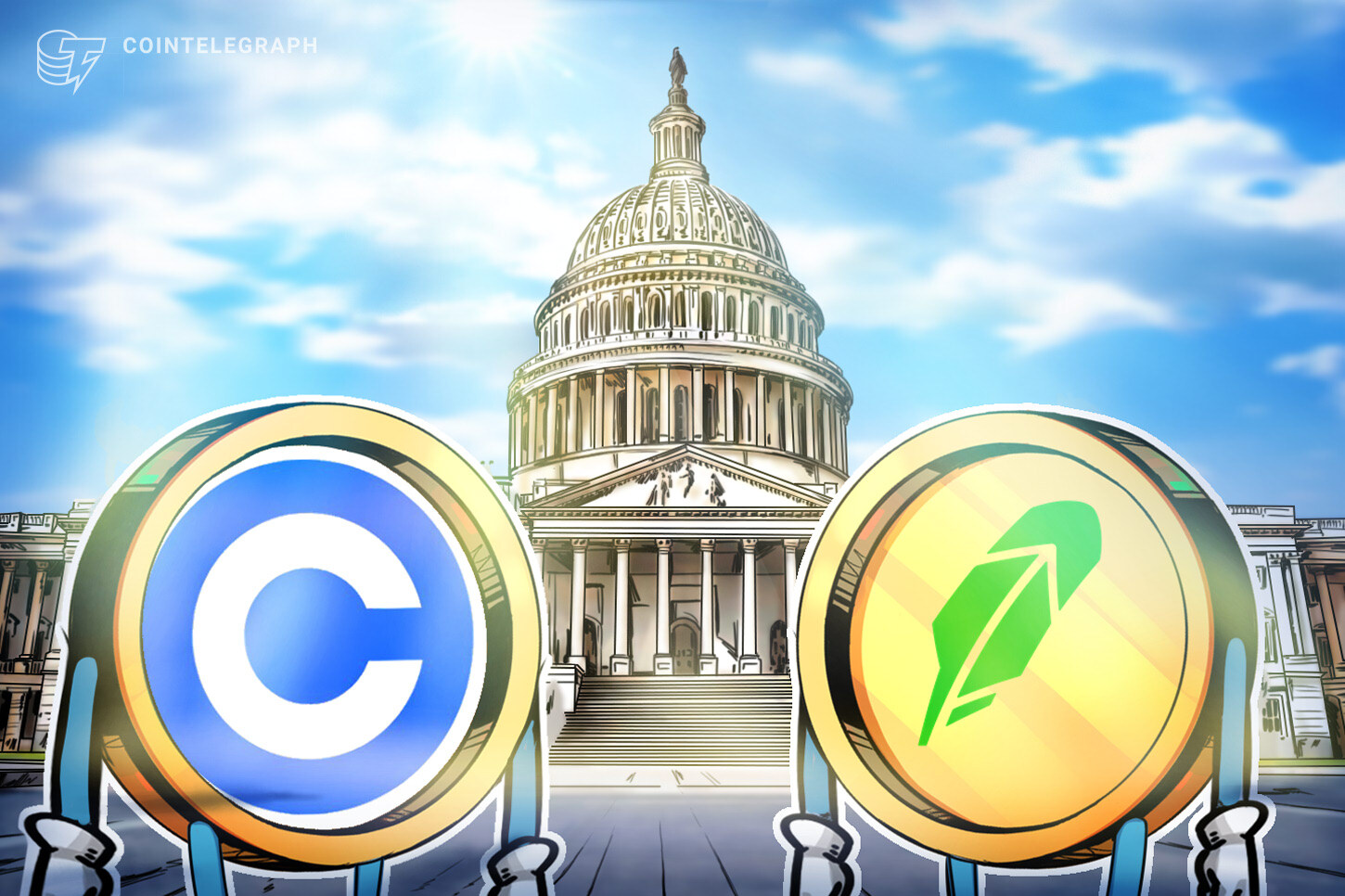 Coinbase and Robinhood Support US Government's New Tech Initiative