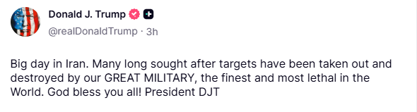 Bitcoin Experiences Significant Price Fluctuations Following Trump's Statements on Iran