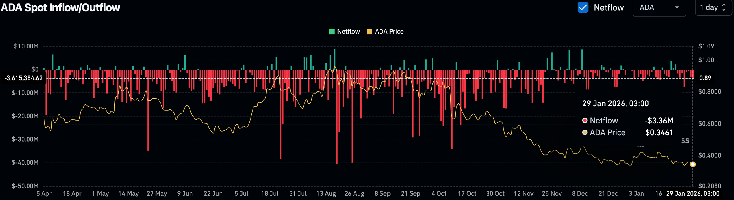 How Whale Investments in ADA Contrast with Retail Selling Patterns
