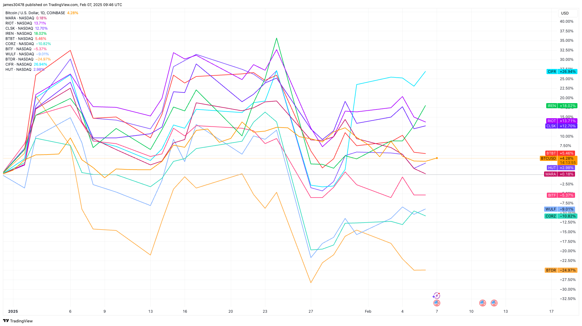 Riot Platforms Defies January Bitcoin Production Trends