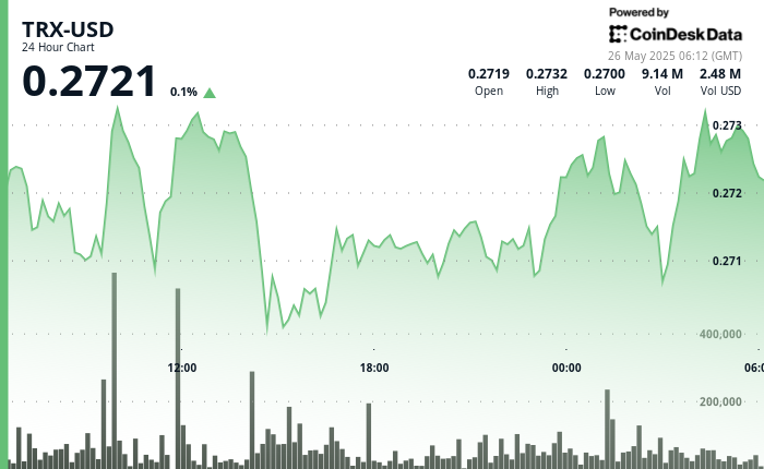 TRX Sees 1.25% Increase as Strong Trading Zone Boosts Price