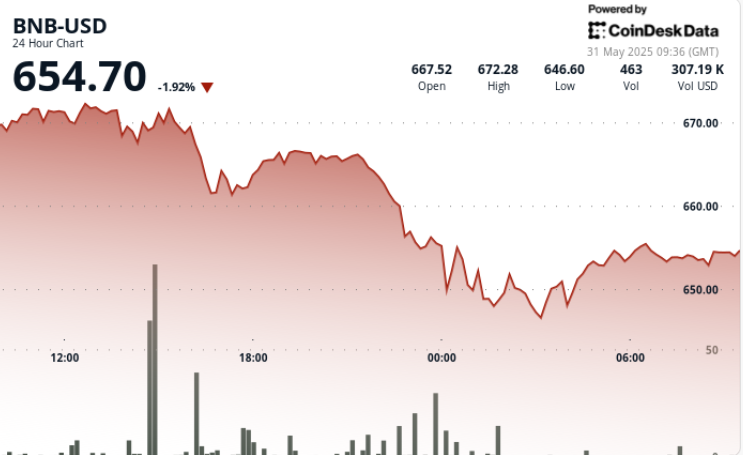 Binance Coin Faces Selling Pressure as Global Trade Tensions Rise