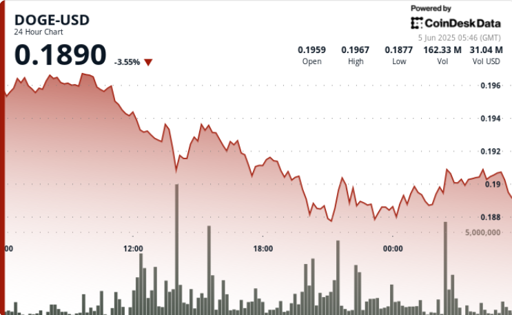 Challenges for Dogecoin: Maintaining $0.19 Amid Market Pressures