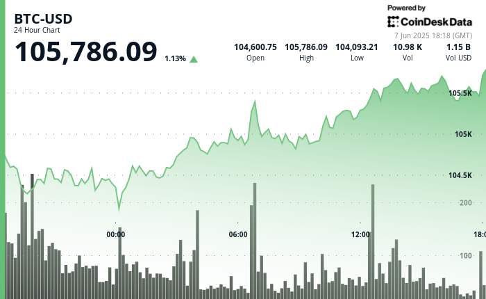 Bitcoin Maintains Position Above $105K Amid Trump-Musk Controversy