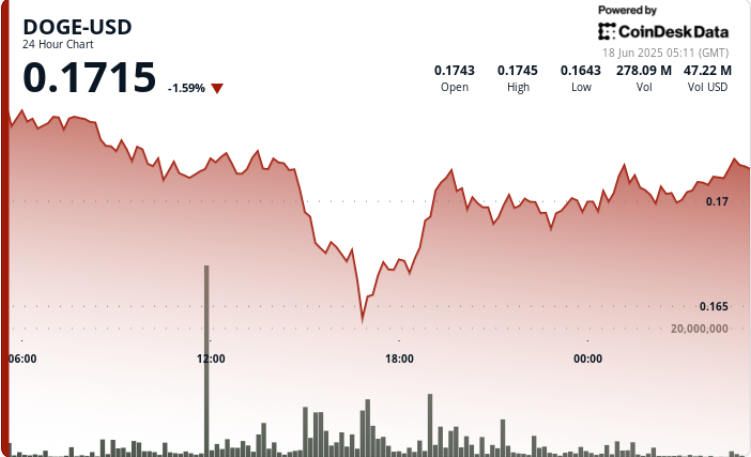 Dogecoin Dips 7% as Risk Appetite Weakens