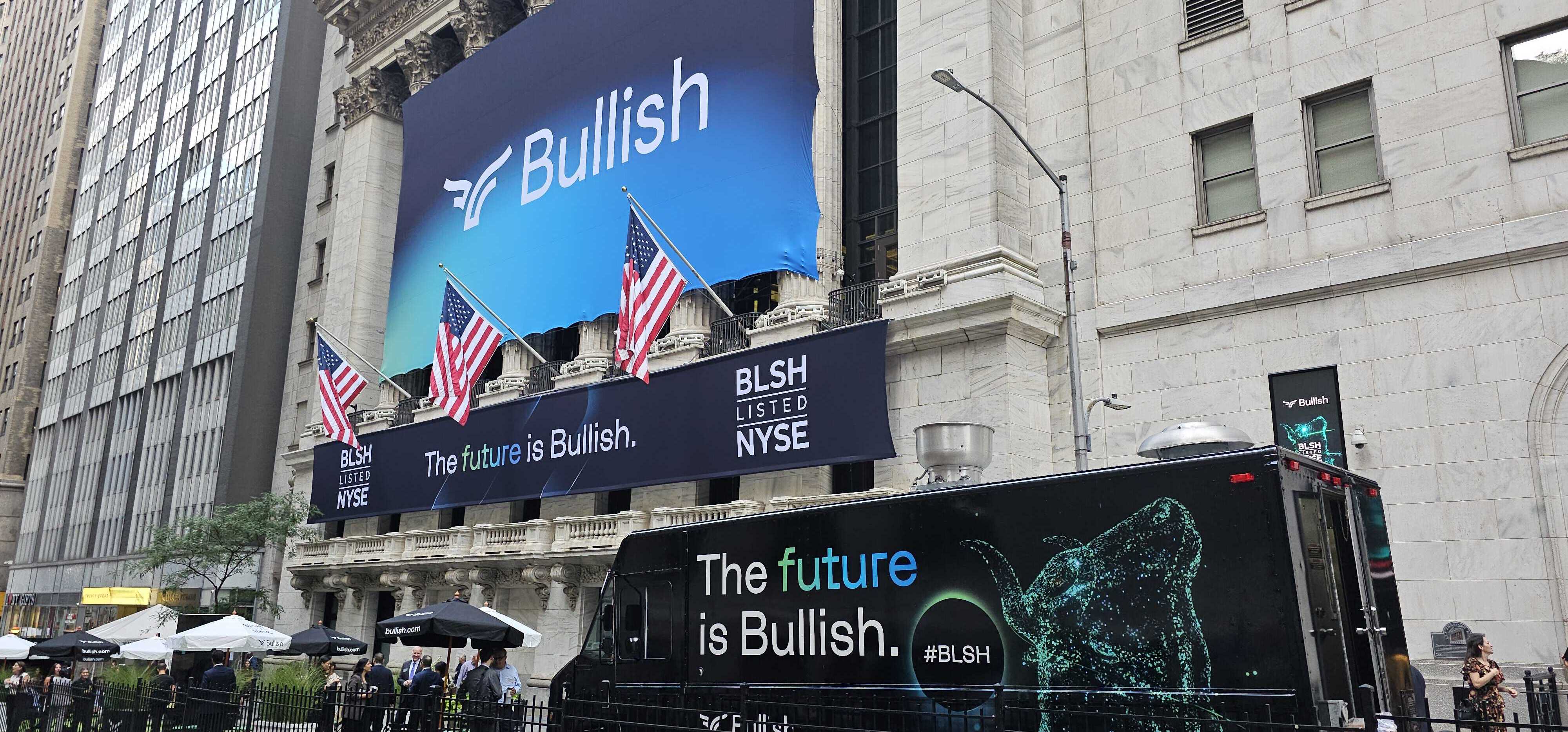 Crypto Exchange Bullish Sees Shares Surge Above $100 on Debut