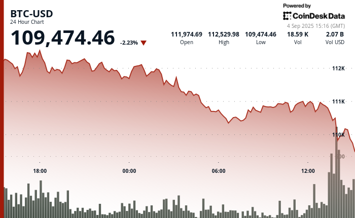 Bitcoin Dips Below $110K as Analysts Assess Potential for Further Decline