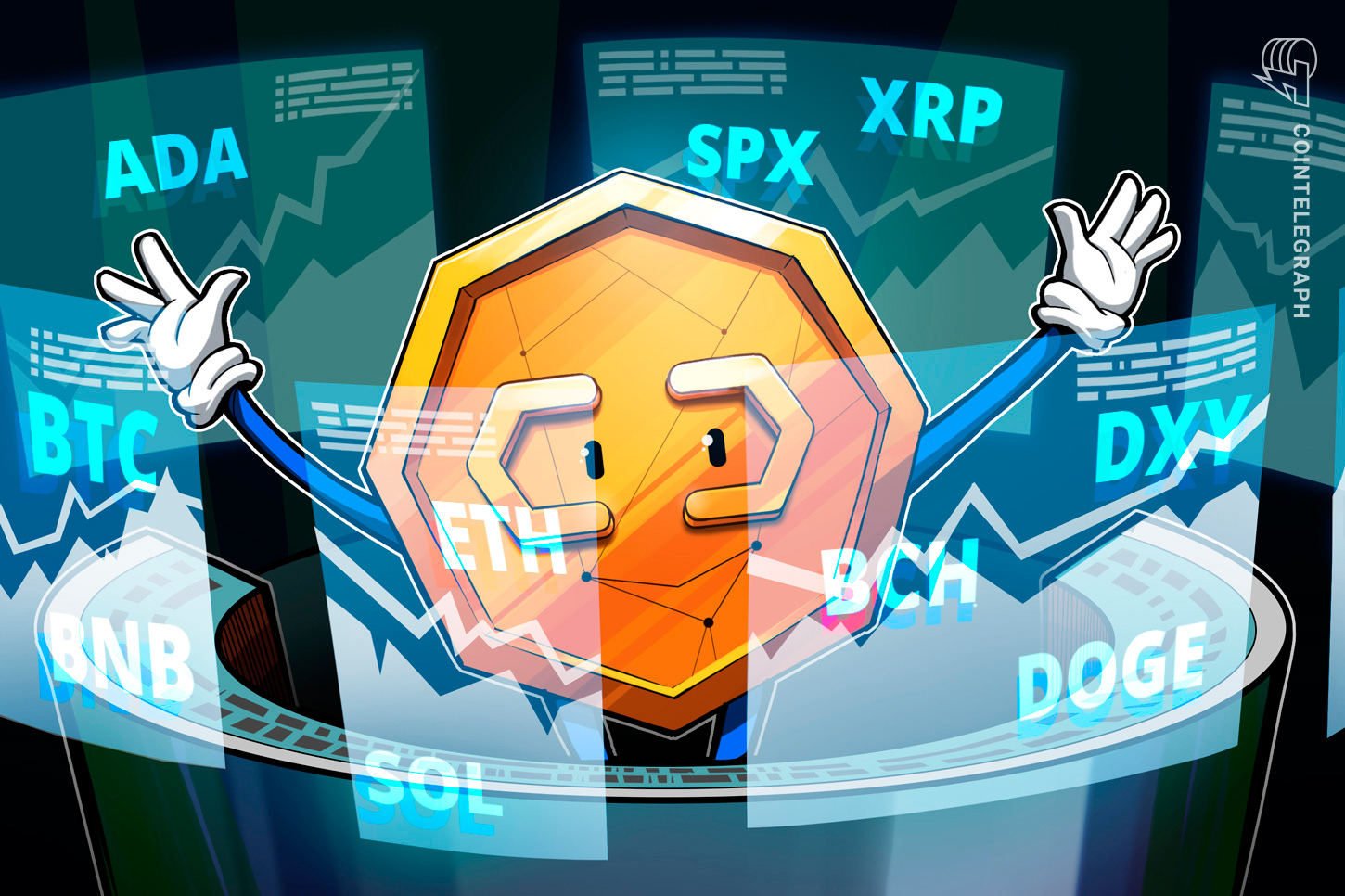 Market Outlook: Predictions for SPX, DXY, BTC, ETH, XRP, BNB, SOL, DOGE, ADA, BCH