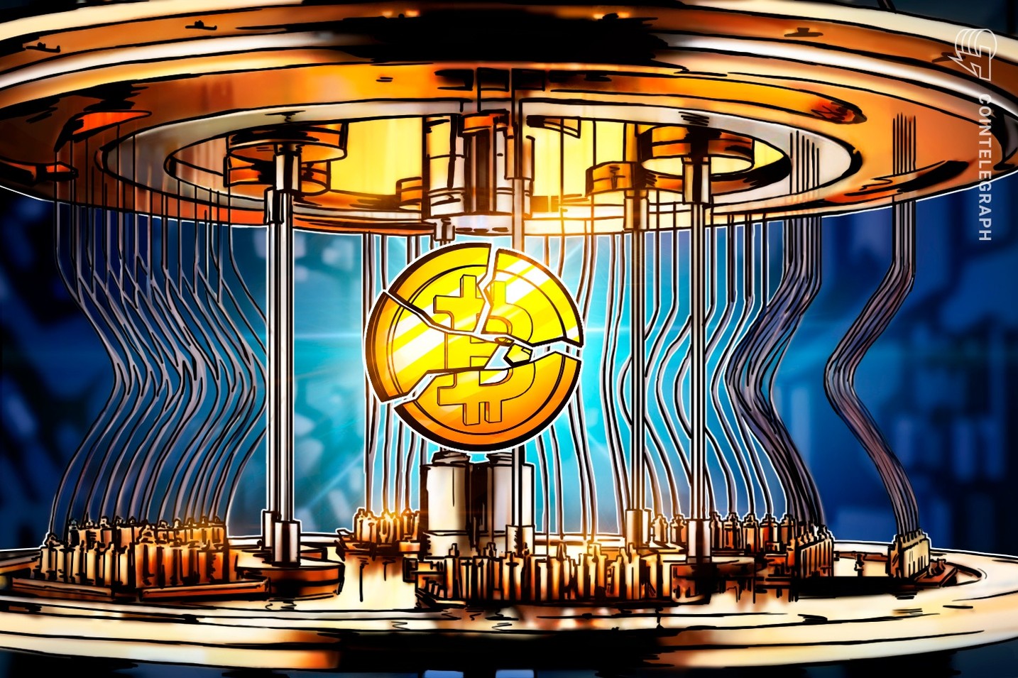 The Potential Risk of Quantum Computers to Bitcoin Security
