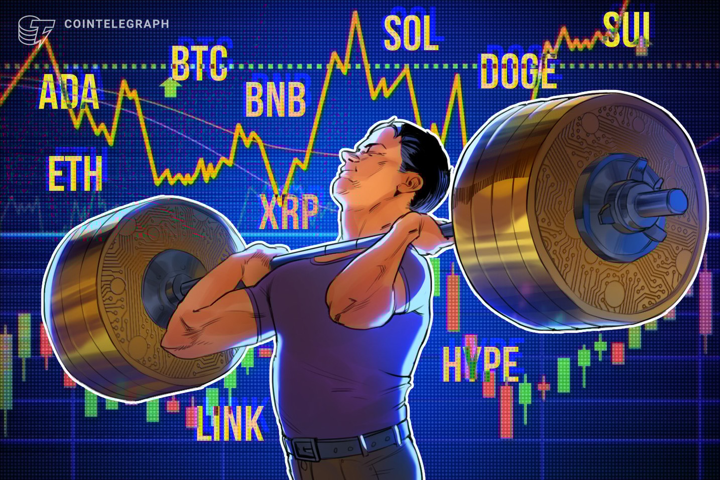 Cryptocurrency Market Predictions for October 3: BTC, ETH, XRP, BNB, SOL, DOGE, ADA, HYPE, LINK, SUI