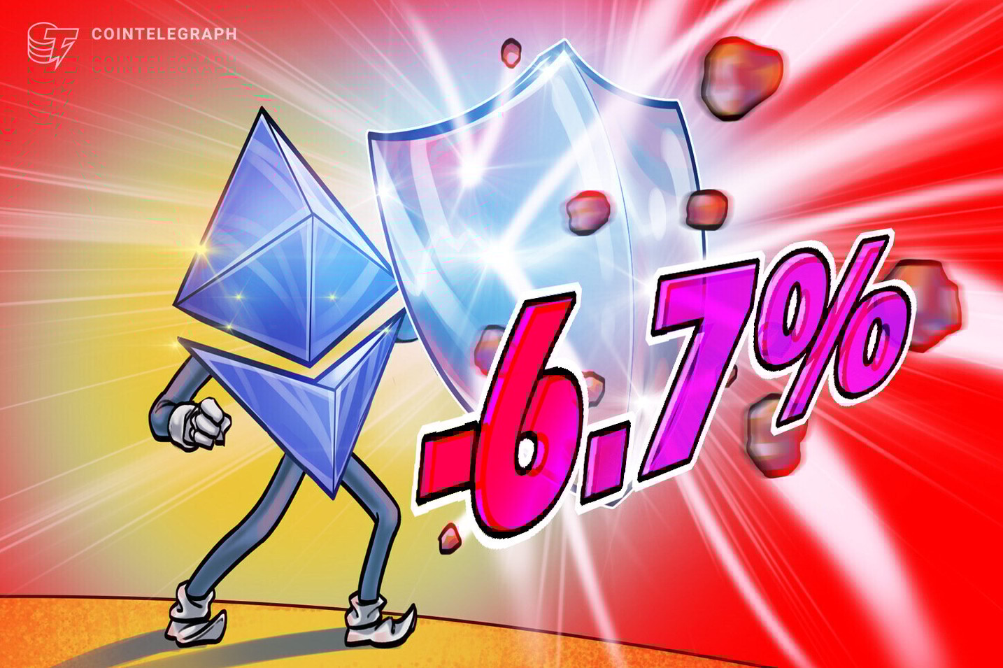 Ethereum Prices Drop 6.7% Following Major Crypto Market Crash