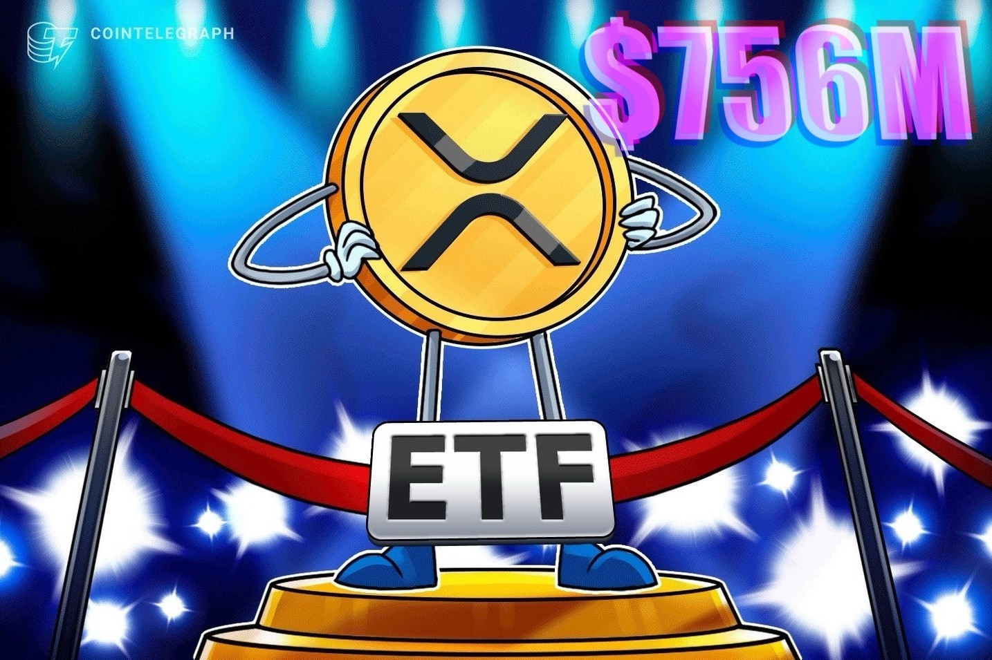 XRP ETFs Draw Over $756M in Inflows as Market Sentiment Shifts