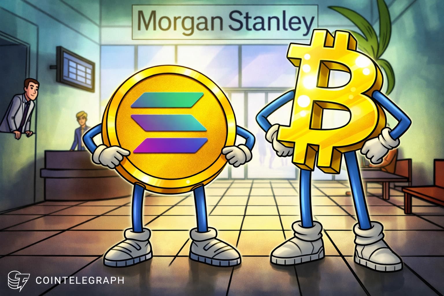 Morgan Stanley Submits Applications for Bitcoin and Solana ETFs as Crypto Demand Rises