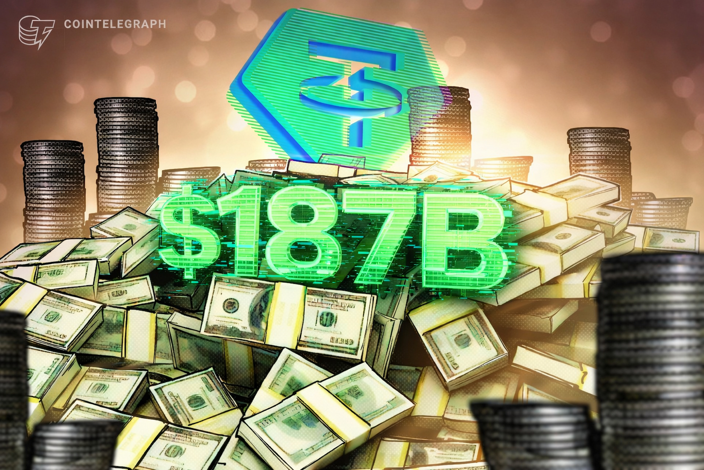 Tether's USDt Achieves Record $187 Billion Market Cap in Q4 Amidst Crypto Downturn