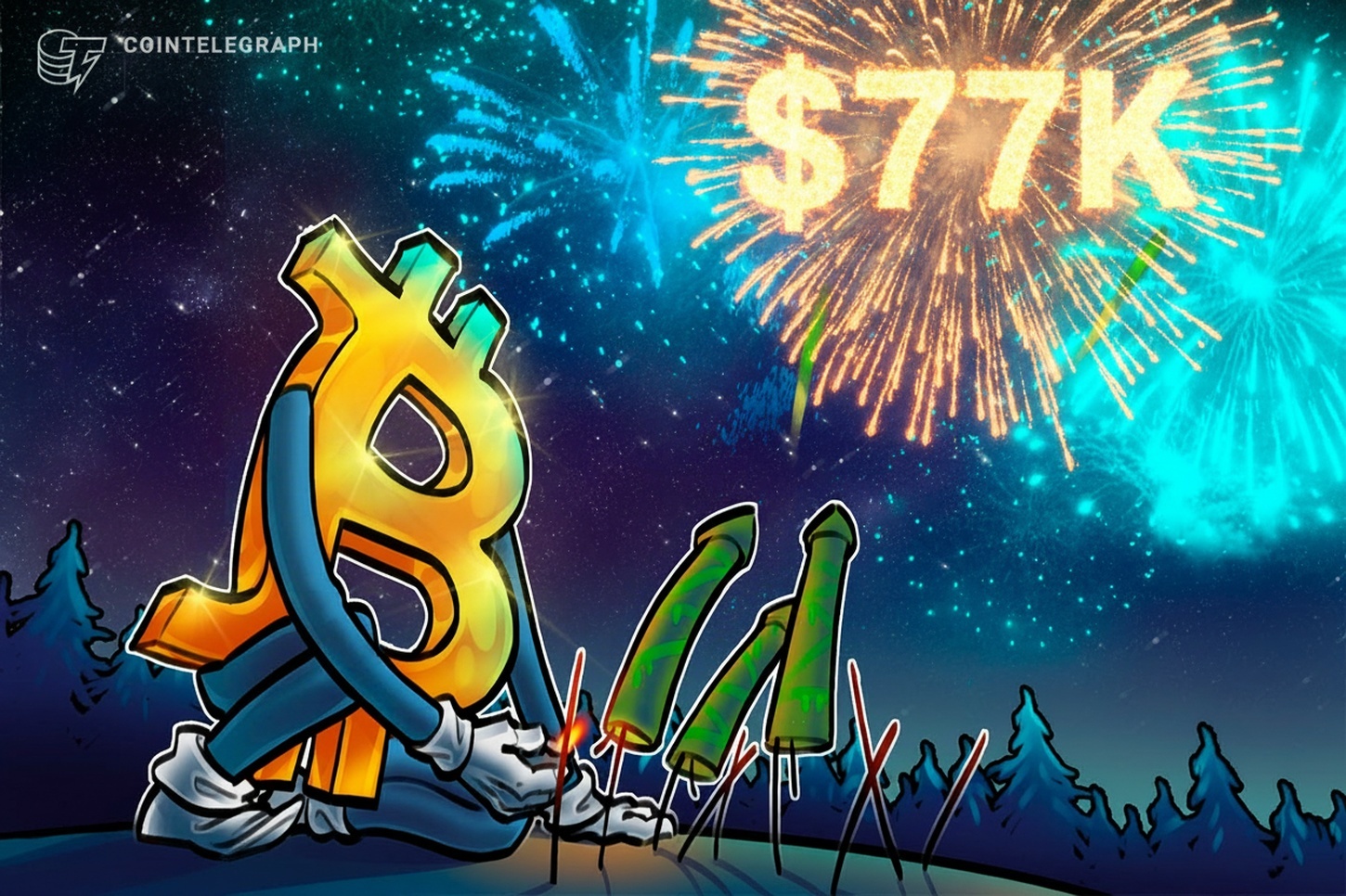 Crypto Sentiment Index Hits Three-Month Peak as Bitcoin Remains at $77,000